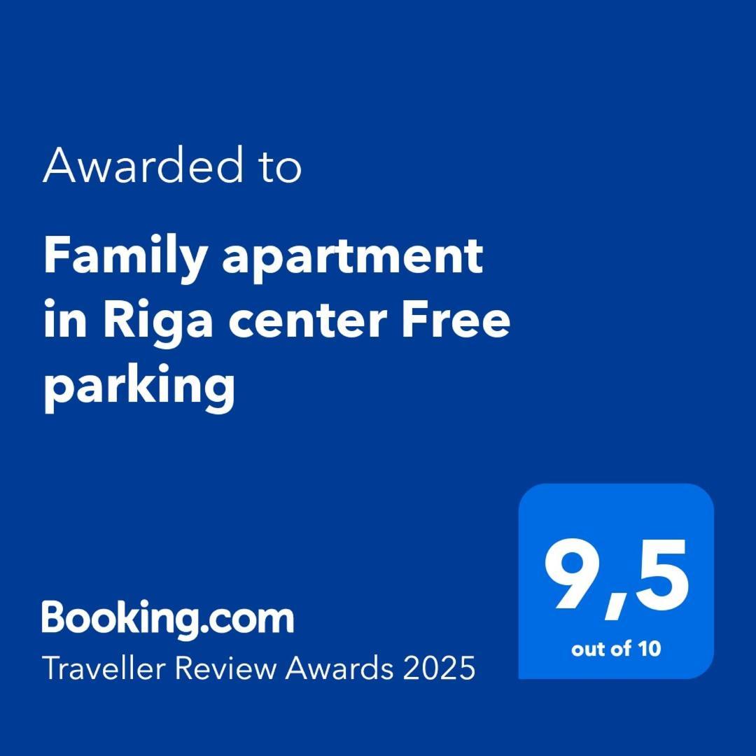 Family Apartment In Riga Center And Free Parking Extérieur photo